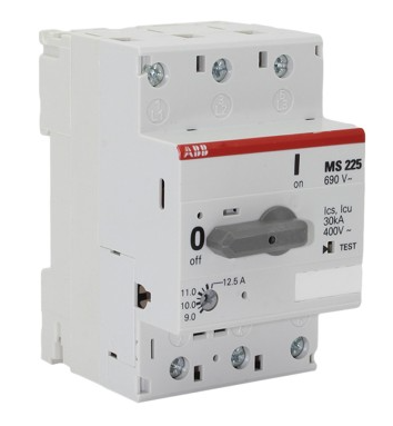 MS225-12.5 ABB Автоматический выключатель для защиты двигателя 9.0-12.5A