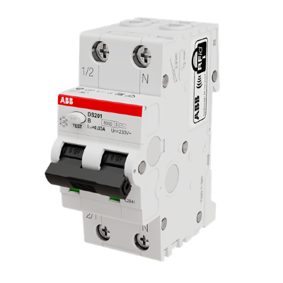Дифавтомат ABB DS201 B25 A30 (2П B 25A 30mA тип A)