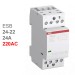 ABB Контактор ESB-24-22 модульный (24А АС1) 220В АС/DC