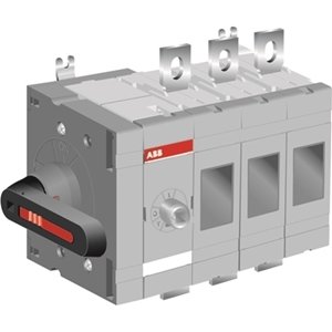 ABB Рубильник OT200ES03 до 200А 3-полюсный бок. управление (без ручки)